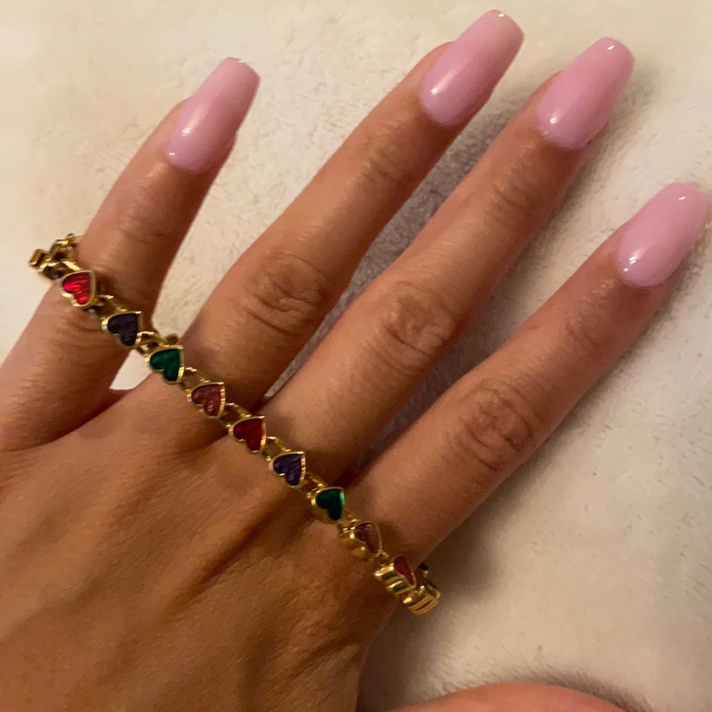 Vintage heart bracelet